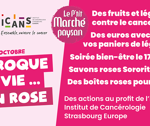 [ACTUALITÉS] Octobre Rose avec Le P’tit Marché Paysan